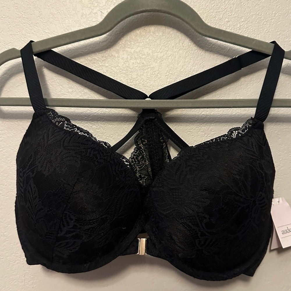 🔥NEW🔥 Lace Racerback Bra- Black